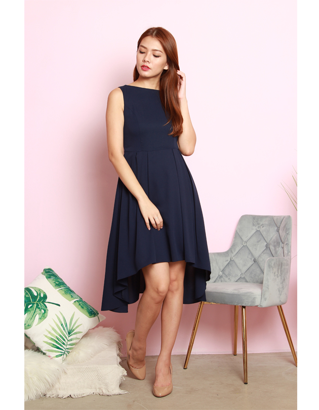 Summer Dress in Navy Blue